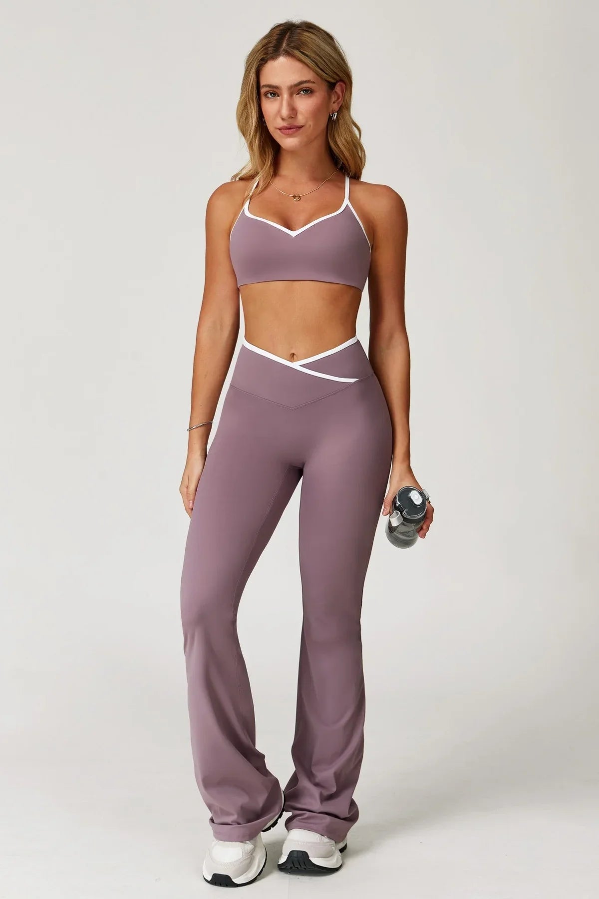 Liz Flare Leggings - Purple
