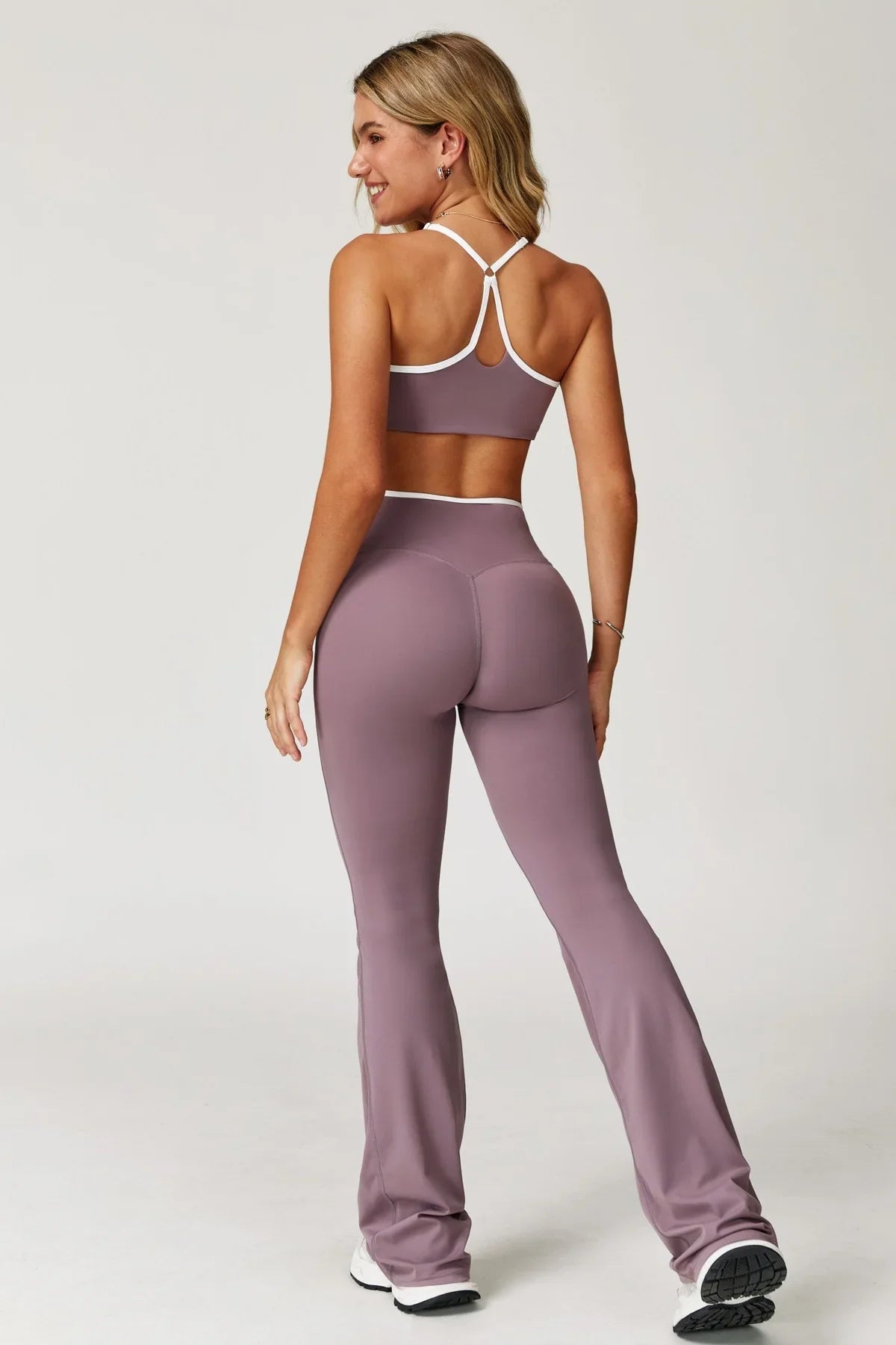 Liz Flare Leggings - Purple