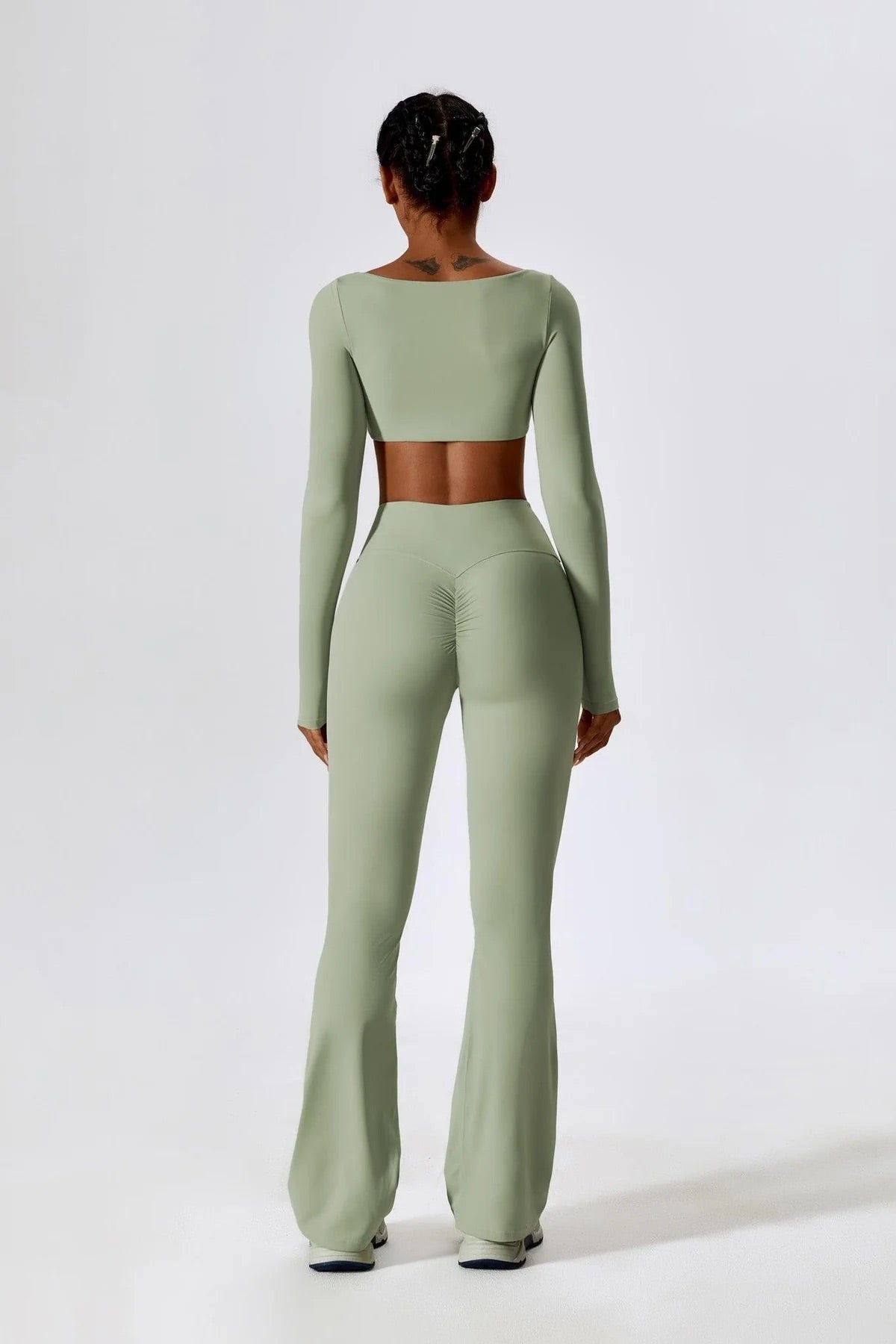 Anna Long Sleeve Top - Blue Bic