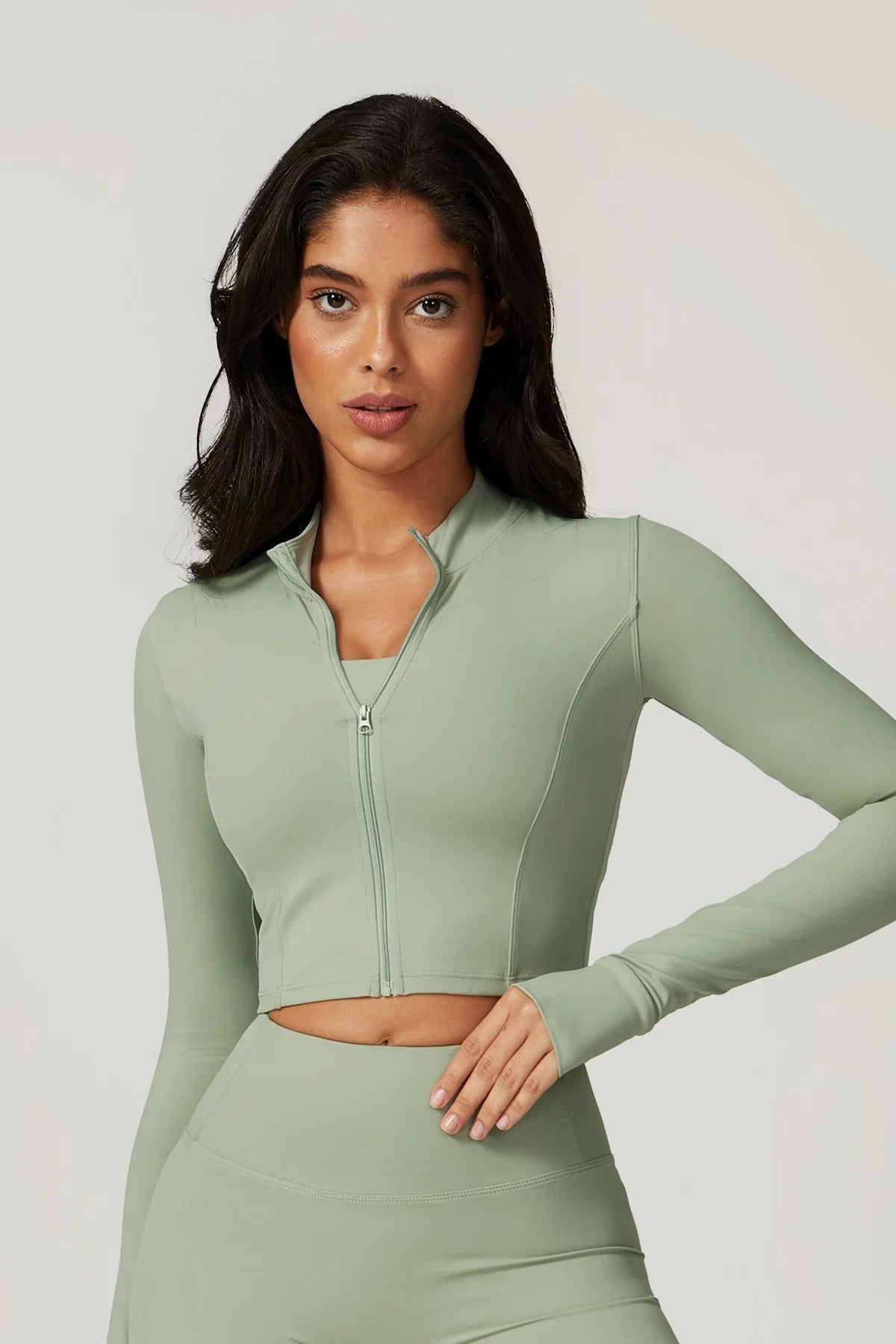 Hanna Fit Jacket - Light Olive