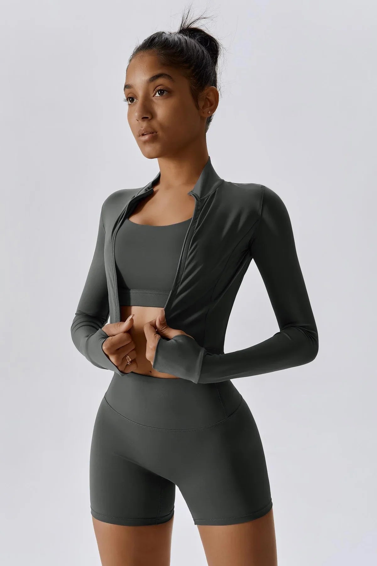 Hanna Fit Jacket - Light Olive
